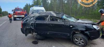 Пятилетний мальчик пострадал в ДТП на трассе в Карелии - stolicaonego.ru - Мурманск - Мурманская обл. - республика Карелия
