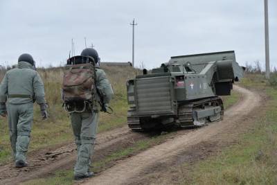 На полигоне Молькино впервые разминировали поле при помощи робота - kuban.mk.ru - Краснодарский край - Краснодар