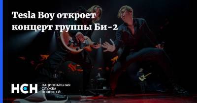 Tesla Boy откроет концерт группы Би-2 - nsn.fm - Москва