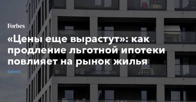 Владимир Путин - «Цены еще вырастут»: как продление льготной ипотеки повлияет на рынок жилья - forbes.ru - Инград