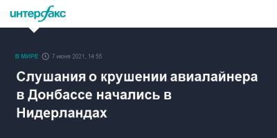 Игорь Гиркин - Сергей Дубинский - Олег Пулатов - Леонид Харченко - Слушания о крушении авиалайнера в Донбассе начались в Нидерландах - interfax.ru - Москва - Голландия - Донбасс