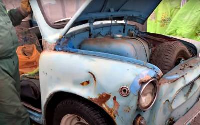 "Машина мечты": в старом гараже 50-летний ЗАЗ-965 превратили в пришельца из будущего. Видео - ukrainianwall.com - Украина - Пенза