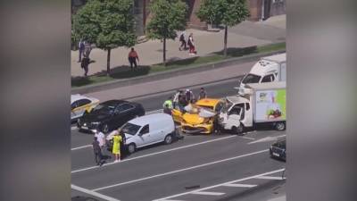 В Москве произошло массовое ДТП - piter.tv - Москва - респ. Удмуртия