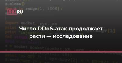 Евгений Волошин - Число DDoS-атак продолжает расти — исследование - rb.ru
