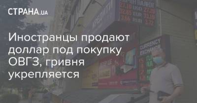 Иностранцы продают доллар под покупку ОВГЗ, гривня укрепляется - strana.ua - Украина - Днепропетровская обл. - Одесская обл.