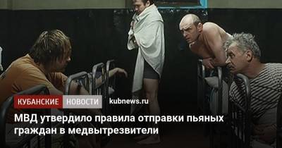 Владимир Колокольцев - МВД утвердило правила отправки пьяных граждан в медвытрезвители - kubnews.ru - Краснодарский край