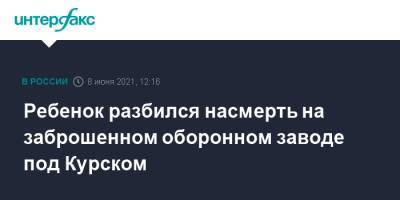 Ребенок разбился насмерть на заброшенном оборонном заводе под Курском - interfax.ru - Москва - Курская обл. - Курск - Железногорск