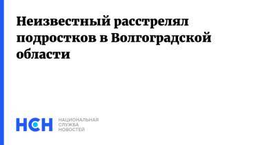 Неизвестный расстрелял подростков в Волгоградской области - nsn.fm - Екатеринбург - Волжский - Волгоградская обл.