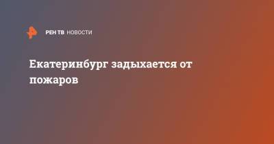 Екатеринбург задыхается от пожаров - ren.tv - Екатеринбург