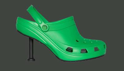 Balenciaga и Crocs объединились, чтобы создать сабо на шпильке, хотя их никто об этом не просил - usa.one