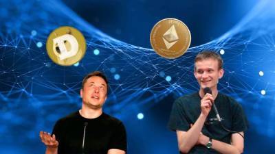 Илон Маск - Виталий Бутерин - Илон Маск о сотрудничестве Dogecoin и Ethereum: "Я полностью согласен с Виталиком" - lenta.ua