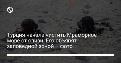 Реджеп Тайип Эрдоган - Турция начала чистить Мраморное море от слизи. Его объявят заповедной зоной – фото - liga.net - Турция
