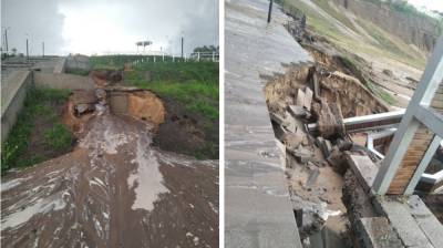 В воронежском райцентре ливень смыл часть парка за 85 млн - vestivrn.ru - Воронеж