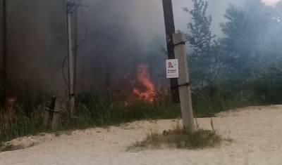 В Тюмени на Алебашево спасатели МЧС оцепили заправку из-за пожаров - nashgorod.ru - Тюмень