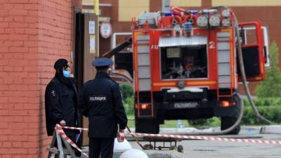 Вспышка и все в огне: опубликовано видео начала пожара в рязанской больнице - 5-tv.ru - Рязань