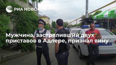 Андрей Маслов - Мужчина, застреливший двух приставов в Адлере, признал вину - ria.ru - Сочи - Краснодарский край - Краснодар - Адлер