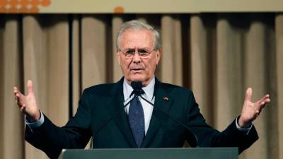 Скончался бывший министр обороны США Дональд Рамсфельд - golos-ameriki.ru - США - Ирак - Вьетнам - штат Нью-Мексико