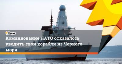 Джеймс Аппатурай - Командование НАТО отказалось уводить свои корабли из Черного моря - ridus.ru - Москва - Россия - Украина - Крым