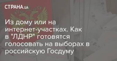 Денис Пушилин - Из дому или на интернет-участках. Как в "ЛДНР" готовятся голосовать на выборах в российскую Госдуму - strana.ua - Россия - Украина - Донецк