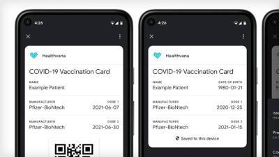 В Android добавят поддержку сертификатов вакцинации и ПЦР-тестов - vesti.ru - США