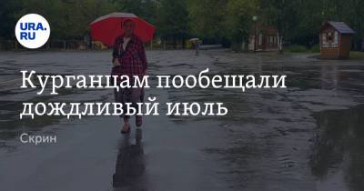 Курганцам пообещали дождливый июль. Скрин - ura.news
