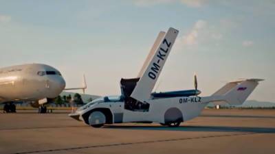 Летающий автомобиль AirCar совершил первый междугородний рейс - vesti.ru - Словакия
