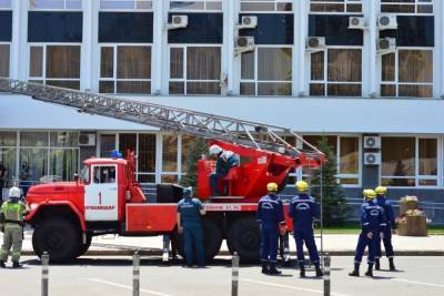 В мэрии Краснодара отработали действия по ликвидации условного пожара - kuban.mk.ru - Краснодар