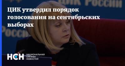 Элла Памфилова - ЦИК утвердил порядок голосования на сентябрьских выборах - nsn.fm - Россия