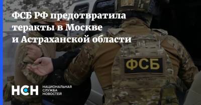 ФСБ РФ предотвратила теракты в Москве и Астраханской области - nsn.fm - Москва - Россия - Астраханская обл. - Ставрополье