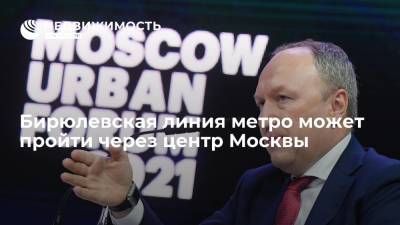 Андрей Бочкарев - Бирюлевская линия метро может пройти через центр Москвы - realty.ria.ru - Москва