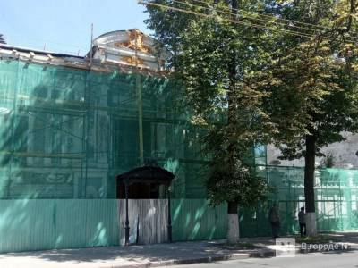 Юрий Шалабаев - Реставрация фасада Литературного музея близка к завершению - vgoroden.ru - Санкт-Петербург - Нижний Новгород - Нижний Новгород