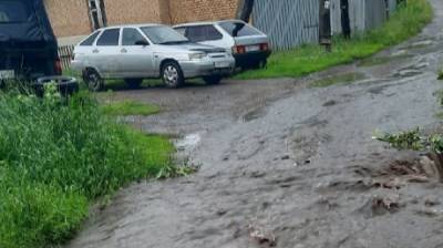 На ул. Ватутина во время ливней размывает остатки асфальта - penzainform.ru - Пенза
