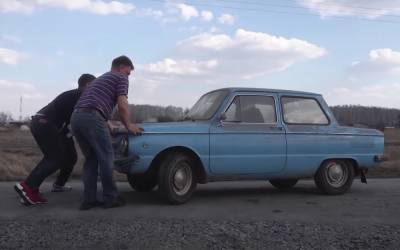 Отмыли Запорожец деда (видео) - zr.ru
