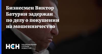 Елена Батурина - Виктор Батурин - Бизнесмен Виктор Батурин задержан по делу о покушении на мошенничество - nsn.fm - Россия