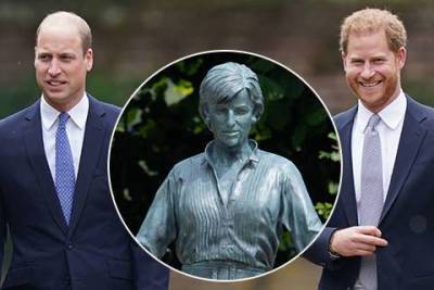 принц Уильям - принц Чарльз - принцесса Диана - Принцы Уильям и Гарри открыли памятник принцессе Диане в Лондоне - skuke.net - Лондон - Париж - county Prince William