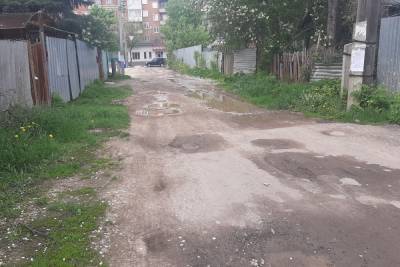 В Отбойном переулке Тулы жители утопают в грязи - tula.mk.ru - Россия - Тула - Тульская обл.
