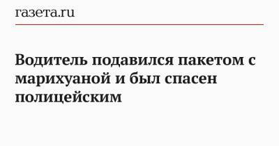 Водитель подавился пакетом с марихуаной и был спасен полицейским - gazeta.ru - шт. Огайо - USA