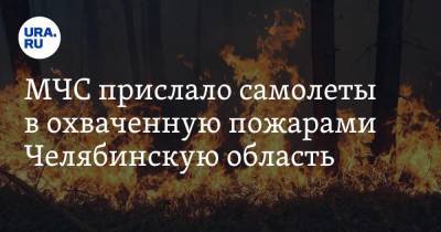 МЧС прислало самолеты в охваченную пожарами Челябинскую область - ura.news - Россия - Челябинская обл. - Уральск