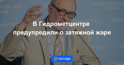 В Гидрометцентре предупредили о затяжной жаре - news.mail.ru - Россия