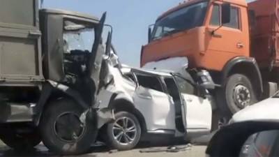 ДТП с участием 13 автомобилей произошло на Кубани из-за пожара на поле - iz.ru - Москва - Россия - Краснодарский край - Израиль - район Крымский