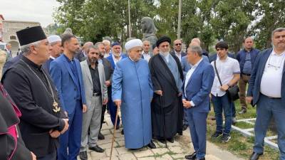 Гейдар Алиев - Главы религиозных конфессий Азербайджана посетили мечети Саатлы и Ашагы Говхар ага в Шуше (ФОТО) - trend.az - Армения - Азербайджан - Баку