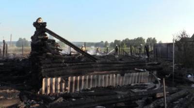 Погибший при пожаре ребенок на момент ЧП был в доме без взрослых - penzainform.ru - район Никольский