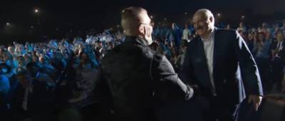 Александр Лукашенко - Рэпер Серега похвалил крепкое рукопожатие Лукашенко - w-n.com.ua - Белоруссия