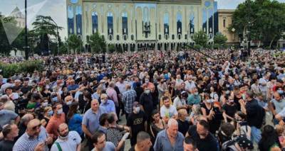 Лексо Лашкарава - Акции протеста представителей СМИ прошли в крупных городах Грузии - sputnik-georgia.ru - Грузия - Тбилиси