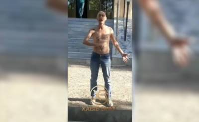Пьяный вор в законе изрезал себя бритвой перед зданием ОВД в Сурхандарье - podrobno.uz - Россия - Узбекистан - Ташкент - Сурхандарьинская обл.