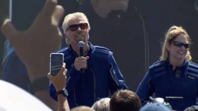 Ричард Брэнсон - Основатель Virgin Galactic слетал в космос. Реакция рынка - minfin.com.ua - Украина - Мехико