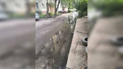Воронежцы сообщили о затопившей улицу фекальной реке - vestivrn.ru - Воронеж