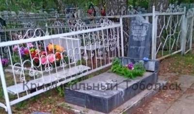 Петр Ершов - Вандалы устроили погром на тюменском кладбище, где похоронен писатель Петр Ершов - nashgorod.ru - Тюмень