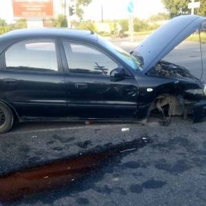 В Александровском районе Запорожья столкнулись два автомобиля. Фото - reporter-ua.com - Запорожье