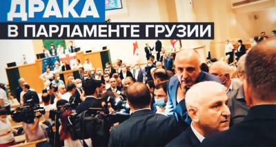 Массовая драка с участием депутатов в парламенте Грузии - видео - ru.armeniasputnik.am - Армения - Грузия - Парламент